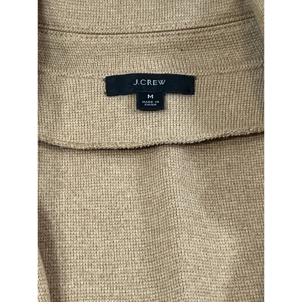 J‎ Crew Sophia Blazer Sweater Cotton Wool Blend 3/4 Sleeve Womans Size M - Picture 4 of 7